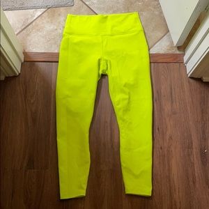Fabletics neon leggings